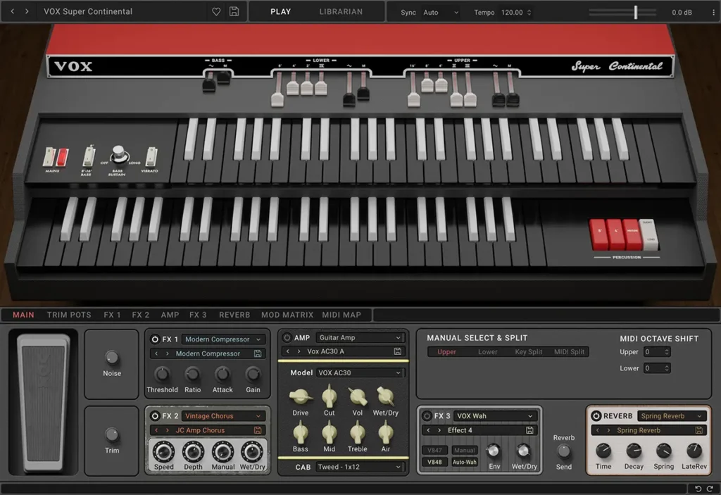 Korg – VOX Super Continental Torrent v1.1.2 STANDALONE, VSTi3, AAX x64 [Win]