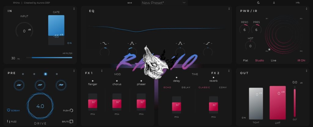 Aurora DSP – Rhino Torrent v1.6.0 STANDALONE, VST3, AAX x64 [Win]